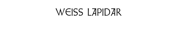 Fuente Weiss Lapidar.ttf