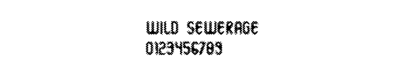 Fuente Wild Sewerage.ttf