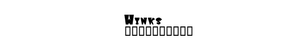 Fuente Winks.ttf