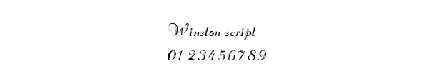 Fuente Winston script.ttf