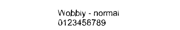 Fuente Wobbly - normal.ttf