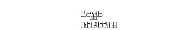Fuente Woggle.ttf