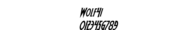 Fuente Wolf4i.ttf
