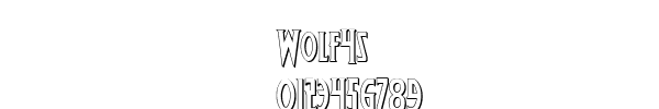 Fuente Wolf4s.ttf