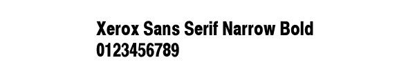 Fuente Xerox Sans Serif Narrow Bold.ttf
