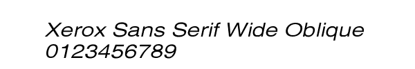 Fuente Xerox Sans Serif Wide Oblique.ttf