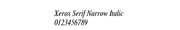 Fuente Xerox Serif Narrow Italic.ttf