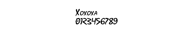 Fuente Xoxoxa.ttf