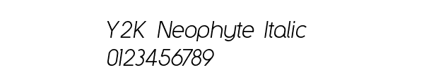 Fuente Y2K Neophyte Italic.ttf