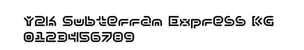 Fuente Y2k Subterran Express KG.ttf