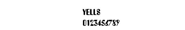 Fuente YELLS.TTF
