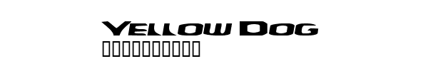 Fuente Yellow Dog.ttf