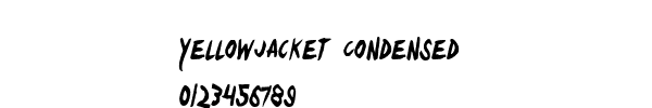 Fuente Yellowjacket Condensed.ttf