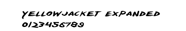 Fuente Yellowjacket Expanded.ttf