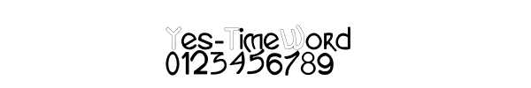 Fuente Yes-TimeWord.ttf