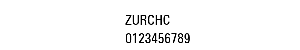 Fuente ZURCHC.TTF