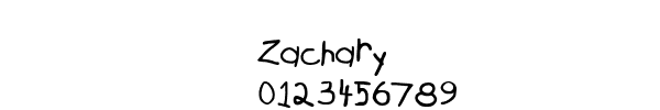 Fuente Zachary.ttf