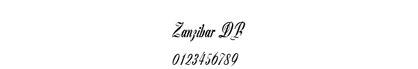 Fuente Zanzibar DB.ttf