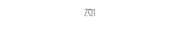 Fuente Zen 1.TTF