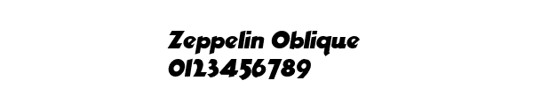 Fuente Zeppelin Oblique.ttf