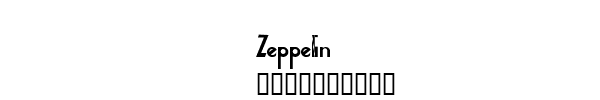Fuente Zeppelin.ttf