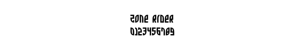 Fuente Zone Rider.ttf