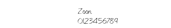 Fuente Zoon.ttf