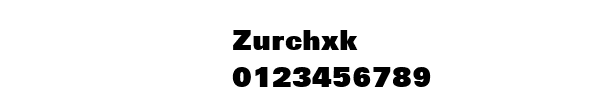 Fuente Zurchxk.ttf