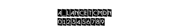 Fuente a_LancetCmDn.ttf