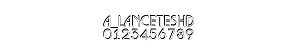 Fuente a_LancetEShd.ttf