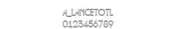 Fuente a_LancetOtl.ttf
