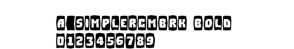 Fuente a_SimplerCmBrk Bold.ttf