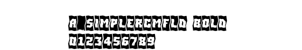 Fuente a_SimplerCmFld Bold.ttf