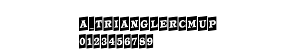 Fuente a_TrianglerCmUp.ttf