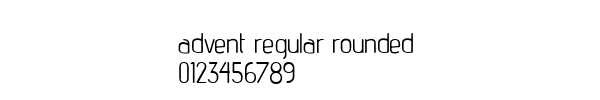 Fuente advent regular rounded.ttf