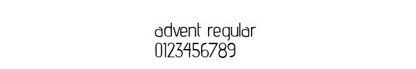 Fuente advent regular.ttf