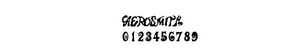 Fuente aerosmith.ttf