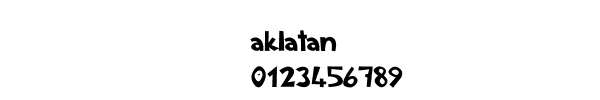 Fuente aklatan.ttf