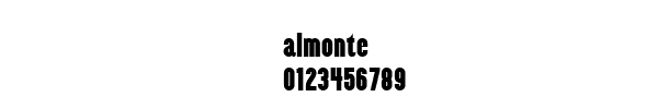 Fuente almonte.ttf