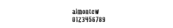 Fuente almontew.ttf
