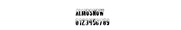 Fuente almosnow.ttf