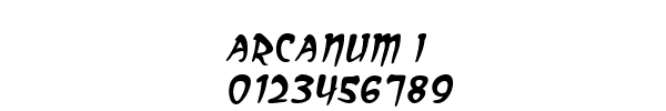 Fuente arcanum i.ttf