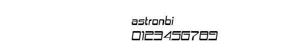 Fuente astronbi.ttf