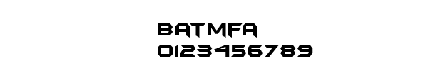 Fuente batmfa.ttf