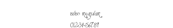 Fuente bilbo regular.ttf