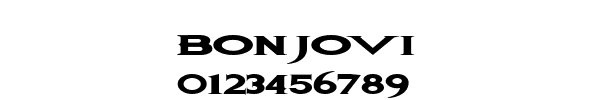 Fuente bon jovi.ttf
