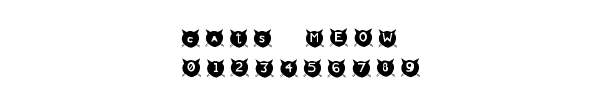 Fuente cats MEOW.ttf