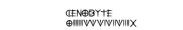 Fuente cenobyte.ttf