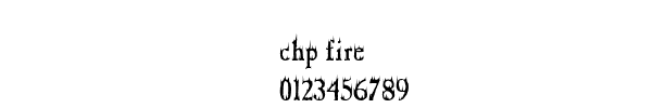 Fuente chp fire.ttf