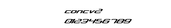 Fuente concv2.ttf